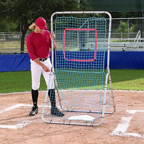 Champion Sports Multi-Sport Pitch Back Screen, 72" x 42", 1.25" dia frame (BN4272)