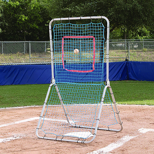 Champion Sports Multi-Sport Pitch Back Screen, 72" x 42", 1.25" dia frame (BN4272)