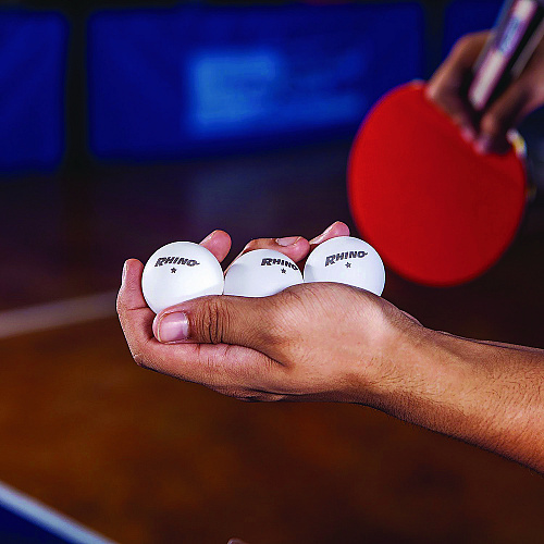 Champion Sports Table Tennis Balls, Official Size, White, 144/Carton (1STAR144)