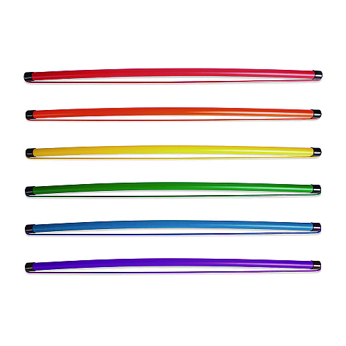 Champion Sports Jump Rope Baton Set, 32", Assorted Colors, 6 Batons/Set (JK6SET)
