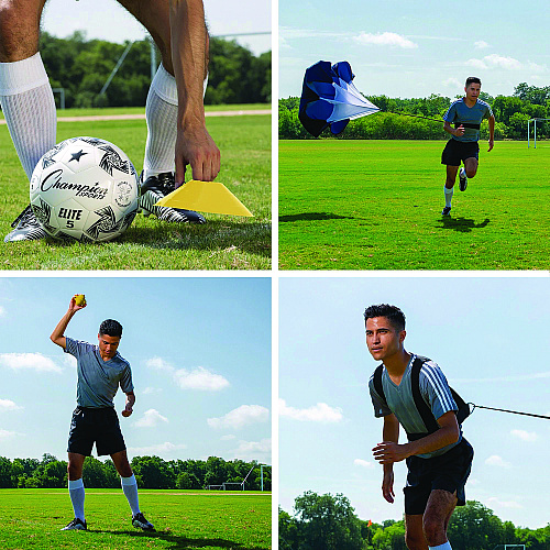 Champion Sports Speed and Agility Kit, with Carry Bag (SAGKIT)