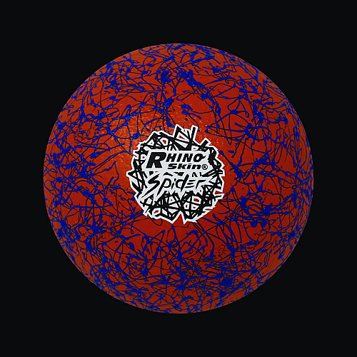 Champion Sports Rhino Skin Spider Dodgeball Set, 6.3" Diameter, Assorted Colors, 6/Set (RXSPDRSET)
