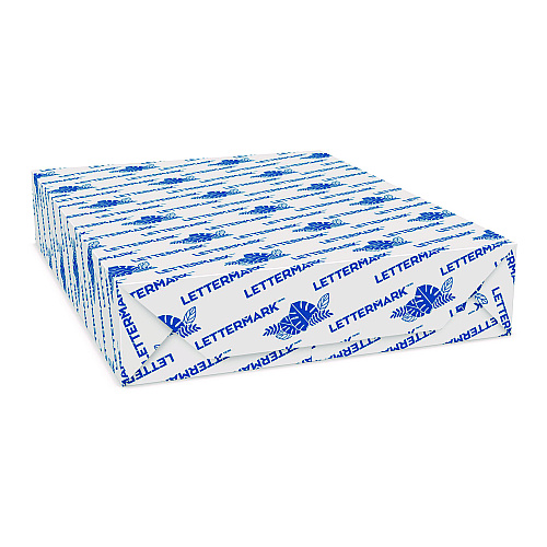 Lettermark Custom Cut-Sheet Copy Paper, 92 Bright, Micro-Perforated 5.5" from Top, 20lb Bond Weight, 8.5 x 11, White, 500/Ream, 5 RM/CT (8823)