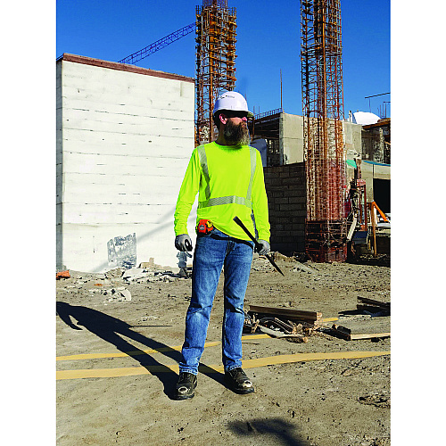 ergodyne Chill-Its 6688 Type R Class 2 Cooling Hi-Vis Sun Shirt with UV Protection, Small, Lime (12136)