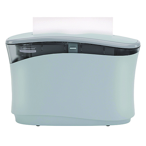 Kleenex Reveal Countertop Folded Towel Dispenser, 13.3 x 5.2 x 9, Gray (55760)
