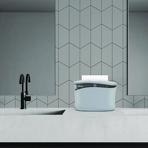 Kleenex Reveal Countertop Folded Towel Dispenser, 13.3 x 5.2 x 9, Gray (55760)