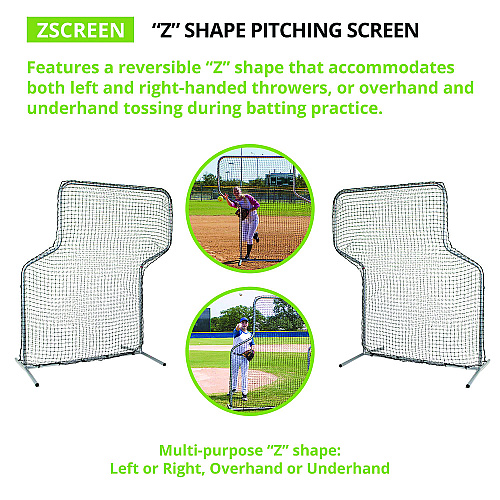 Champion Sports Z Pitching Screen, 7 ft x 5 ft (ZSCREEN)