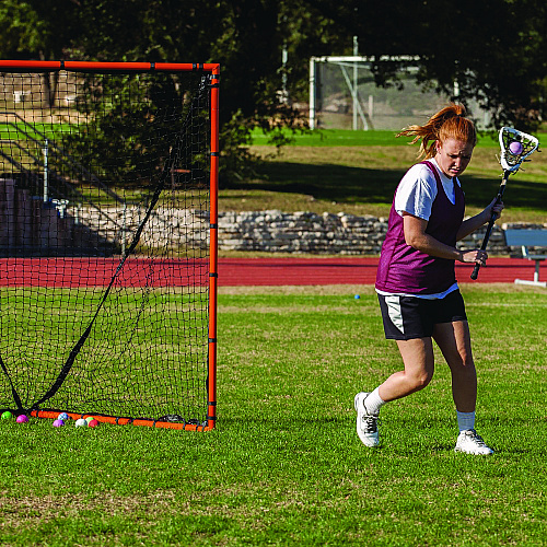 Champion Sports Backyard Lacrosse Goal and Net, 6 ft x 6 ft, 1.5" dia Frame (LNGL)
