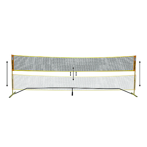 Champion Sports Rhino Port-A-Net Set, 36" to 60" x 240" (PA20SET)