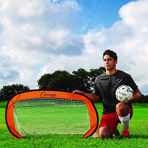 Champion Sports Pop Up Soccer Goal, 4 ft x 2 ft, Pair (SG42)