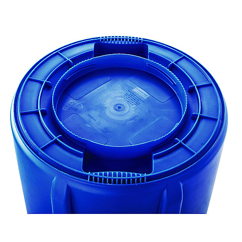 Rubbermaid Commercial Brute Recycling Container, 44 gal, Polyethylene, Blue (264307BLU)