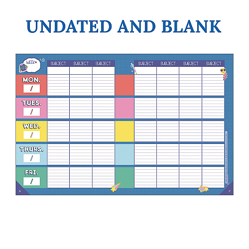 Carson-Dellosa Teacher Planners, Weekly/Monthly, Two-Page Spread, 11 x 8.5, Multicolor Cover, We Stick Together Theme (105050)