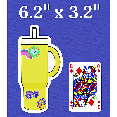 Carson-Dellosa Assorted Colorful Cut-Outs, 36-Piece Set, We Stick Together: Cups + Water Bottles, 5.8" x 8", Multicolor (120651)
