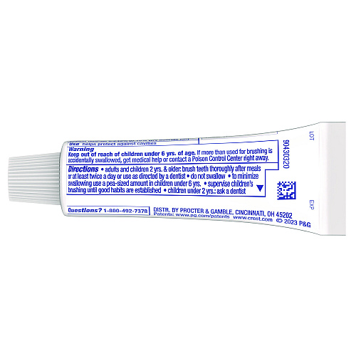 Crest Cavity Protection Toothpaste, Personal Size, 0.85 oz Tube, 240/Carton (09596)