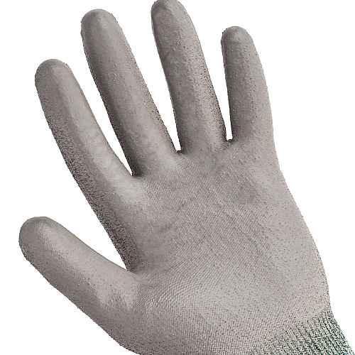 KleenGuard G60 Level 3 Economy Cut Resistant Gloves, Large, Gray/Salt and Pepper, 12 Pairs/Carton (13825)