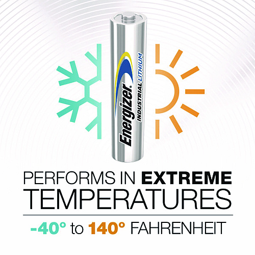 Energizer Industrial Lithium AAA Battery, 1.5 V, 4/Pack (LN92PK)