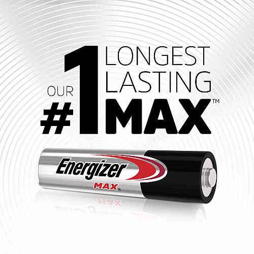 Energizer MAX AAA Alkaline Batteries 1.5 V, 4/Pack (E92PK)