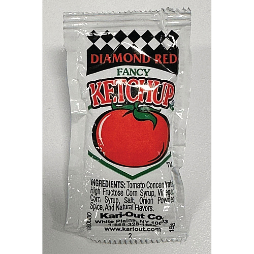 Kari-Out Sauce, Ketchup, 8 g Packet, 1,000/Carton (1810080)