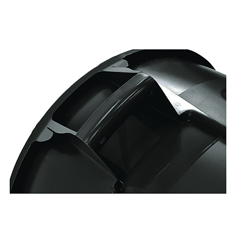 Rubbermaid Commercial Vented Round Brute Container, 44 gal, Plastic, Black (264360BK)
