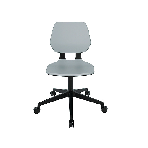 Safco Commute Task Chair, Supports Up to 275 lbs, 18.25" to 22.25" Seat Height, Gray Seat, Gray Back, Black Base (7825GR)