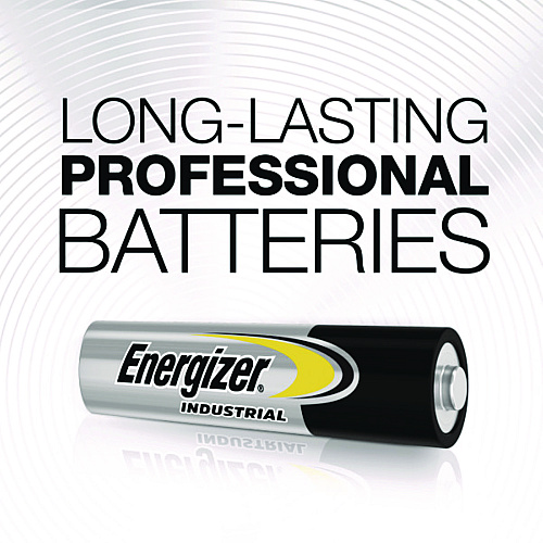 Energizer Industrial Alkaline AAA Batteries, 1.5 V, 24/Box (EN92)