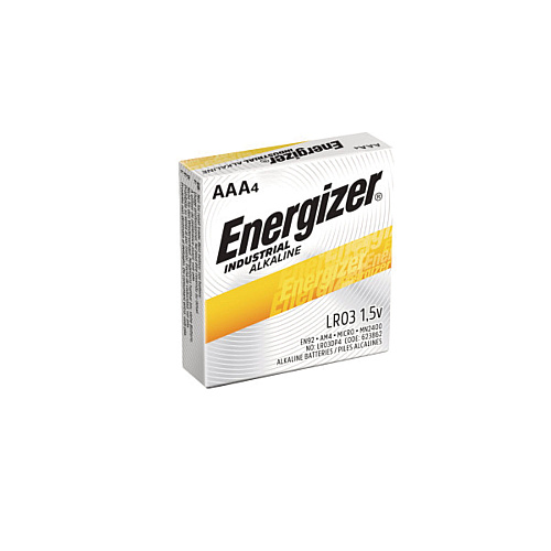 Energizer Industrial Alkaline AAA Batteries, 1.5 V, 24/Box (EN92)