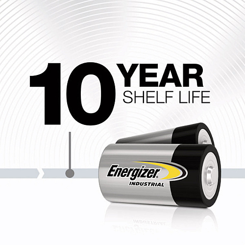 Energizer Industrial Alkaline D Batteries, 1.5 V, 12/Box (EN95)