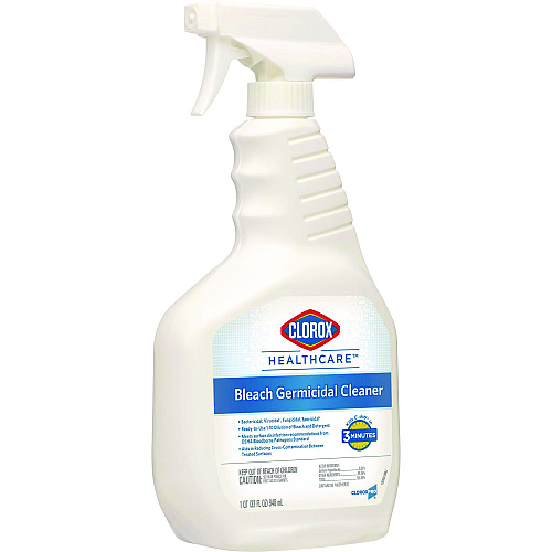 Clorox Healthcare Bleach Germicidal Cleaner, 32 oz Spray Bottle (68970EA)