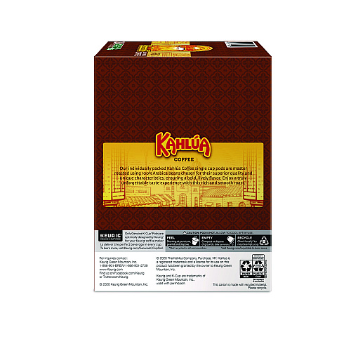 Kahla Kahlua Original K-Cups, 24/Box (PB1141)