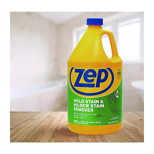 Zep Commercial Mold Stain and Mildew Stain Remover, 1 gal Bottle (ZUMILDEW128E)