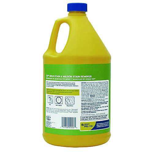 Zep Commercial Mold Stain and Mildew Stain Remover, 1 gal Bottle (ZUMILDEW128E)