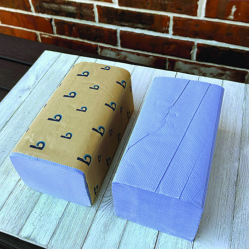 Boardwalk Windshield Paper Towels, 9.05 x 10, Blue, 250/Pack, 9 Packs/Carton (6191)