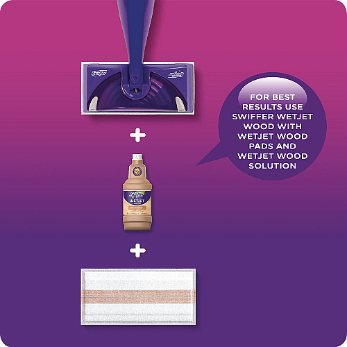 Swiffer WetJet System Cleaning-Solution Refill, Lavender Scent, 1.25 L, 4/Carton (77811CT)