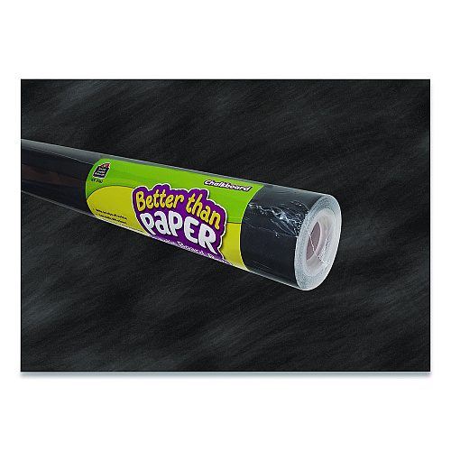 Teacher Created Resources Better Than Paper Bulletin Board Roll, 4 ft x 12 ft, Chalkboard (77363)