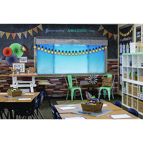 Teacher Created Resources Better Than Paper Bulletin Board Roll, 4 ft x 12 ft, Chalkboard (77363)