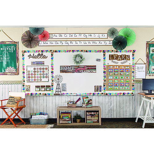 Teacher Created Resources Better Than Paper Bulletin Board Roll, 4 ft x 12 ft, White Wood (77366)