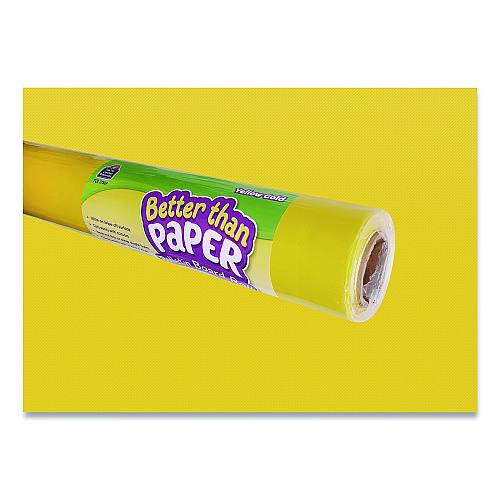 Teacher Created Resources Better Than Paper Bulletin Board Roll, 4 ft x 12 ft, Yellow Gold (77369)