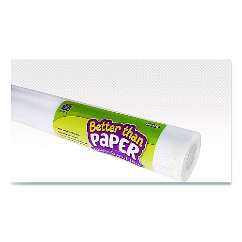 Teacher Created Resources Better Than Paper Bulletin Board Roll, 4 ft x 12 ft, White (77373)