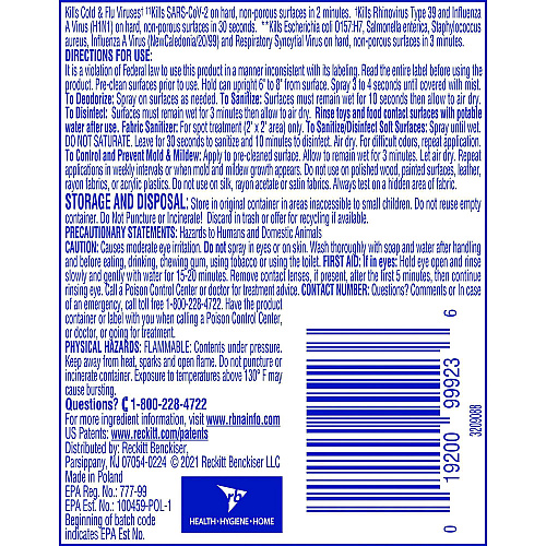 LYSOL Disinfectant Spray To Go, Crisp Linen Scent, 1.5 oz Aerosol Spray, 12/Carton (99923CT)