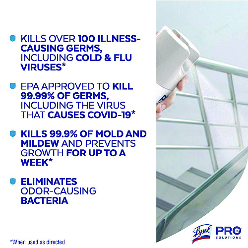 LYSOL Disinfectant Spray To Go, Crisp Linen Scent, 1.5 oz Aerosol Spray, 12/Carton (99923CT)