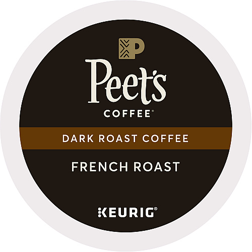 Peet's Coffee & Tea French Roast Coffee K-Cups, 22/Box (6545)