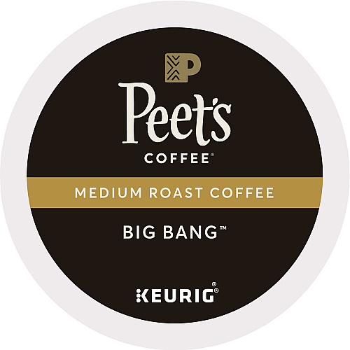Keurig Peet's Big Bang K-Cup, Big Bang, K-Cup, 22/Box (6664)