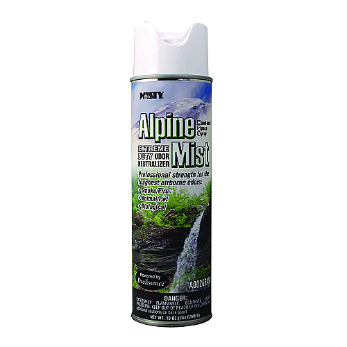 Misty Hand-Held Odor Neutralizer, Alpine Mist, 10 oz Aerosol Spray, 12/Carton (1039394)