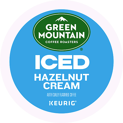 Keurig Hazelnut Cream Brew Over Ice Coffee K-Cups, 24/Box (9029)