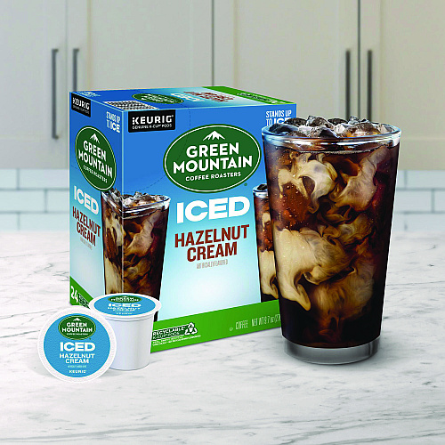 Keurig Hazelnut Cream Brew Over Ice Coffee K-Cups, 24/Box (9029)