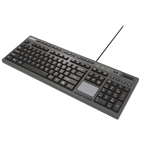 Adesso CyberTouch Desktop Keyboard with Touchpad, Black (AKB445UB)