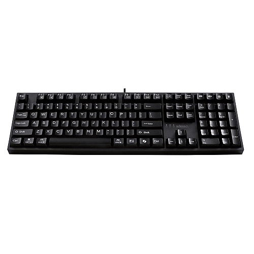 Adesso EasyTouch 670UB Keyboard, Black (AKB670UB)