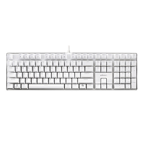 Adesso EasyTouch 680UW Keyboard, White (AKB680UW)