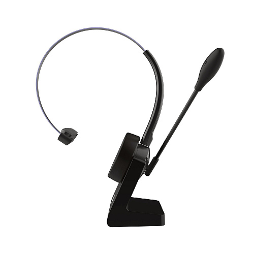 Adesso Xtream P300B Wireless Bluetooth Multimedia Headset, Monaural, Over the Head