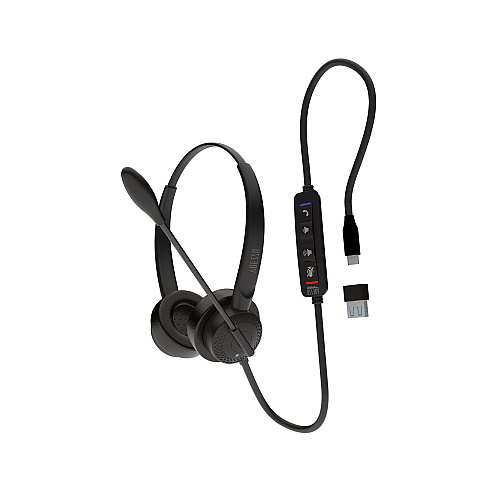 Adesso Xtream P4 Headset with Inline Controls, Binaural, Over the Head